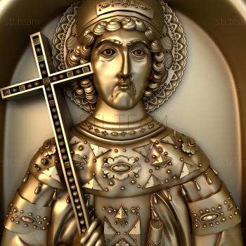 3D модель Святой Константин (STL)